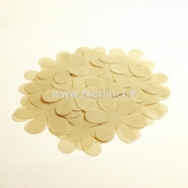 Fabric flowers, cream, 1 pc, select size
