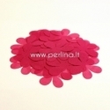 Fabric flowers, pink, 1 pc, select size