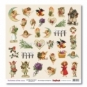 Popierius "Lets Make Xmas Cards - The Romance of Xmas Collection", 30,5x30,5 cm