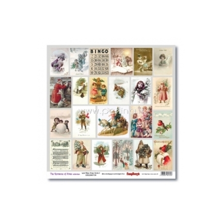 Popierius "Lets Make Xmas Cards 2 - The Romance of Xmas Collection", 30,5x30,5 cm