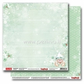 Paper "Mistletoe & Winter Stars - Xmas Berries Collection", 30,5x30,5 cm