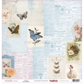 Paper "Beauty - Butterflies Collection", 30,5x30,5 cm