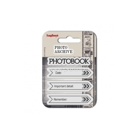 Clear stamps "Photo Archive No.2", 4 pcs