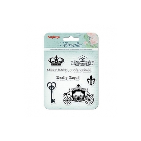 Clear stamps "Like a king - Versailles Collection", 8 pcs