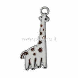 Enamel pendant "Giraffe", 33x15 mm