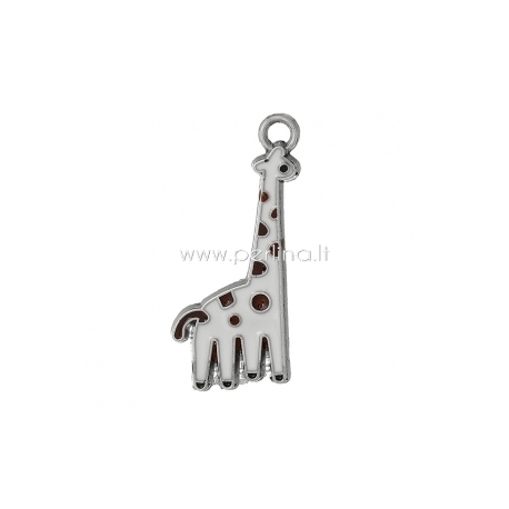 Enamel pendant "Giraffe", 33x15 mm