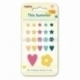 Enamel epoxy stickers "This Summer", 22 pcs
