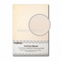 Cards set, creamy, 11,5x16,5 cm, 5 pcs