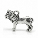 Pendant "Lion", antique silver, 23x15 mm