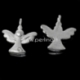 Pendant "Angel", silver plated, 21x19 mm