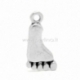 Pendant "Foot", antique silver, 18x10 mm