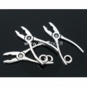 Pendant "Plier", antique silver, 24x11 mm