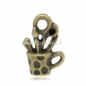 Pendant "Pen Container", antique bronze, 19x13 mm