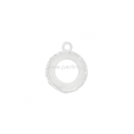Pakabukas - rėmelis, pasidabruotas, 18x14 mm