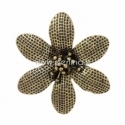 Pakabukas "Gėlė", ausko sp., 6x5,4 cm