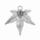 Pendant "Leaf", antique silver, 31x31 mm