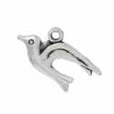 Pendant "Dove", antique silver, 19x10 mm