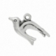 Pendant "Dove", antique silver, 19x10 mm