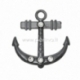 Pendant "Anchor", gunmetal, 34x32 mm