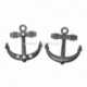 Pendant "Anchor", gunmetal, 34x32 mm