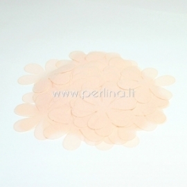 Fabric flower, light peach, 1 pc, select size