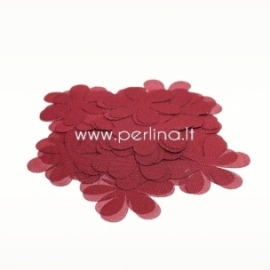 Fabric flowers, burgundy, 1 pc, select size