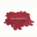 Fabric flowers, burgundy, 1 pc, select size