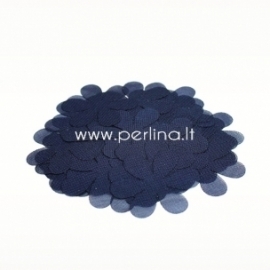 Fabric flower, navy blue, 1 pc, select size