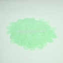 Fabric flowers, light mint, 1 pc, select size