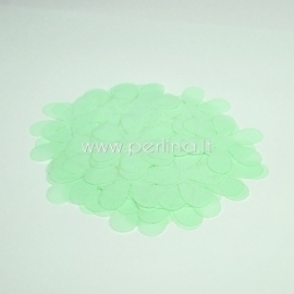 Fabric flowers, light mint, 1 pc, select size