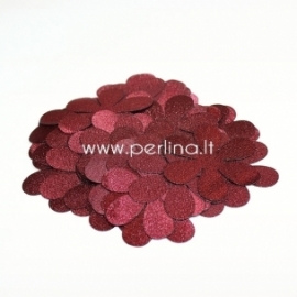 Fabric flowers, burgundy, 1 pc, select size