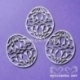 Chipboard "Faberge - Easter eggs No.3", 3 pcs
