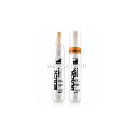 Tūbelė dažams su antgaliu "Black Empty Marker 10 Chisel", 10 mm, 20 ml