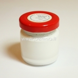 Cream for leather edge, white, 40 g.