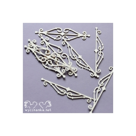 Chipboard "Loveliness - ornaments", 8 pcs