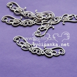 Kartoninė detalė "Trio - ornamentai", 4 vnt.
