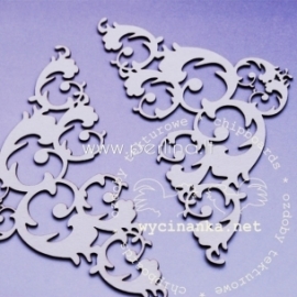 Kartoninė detalė "Forever - kampai", 2 vnt.