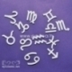 Chipboard "Four Seasons - zodiac signs", 12 pcs