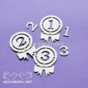 Chipboard "Hello Baby - 1,2,3", 6 pcs