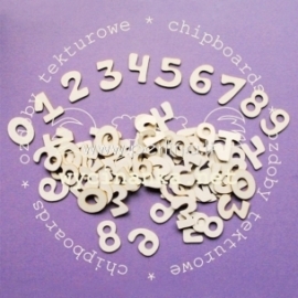 Chipboard "Numbers 1-10", 10 pcs