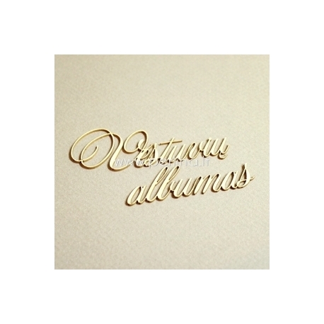 Chipboard "Vestuvių Albumas", 3 pcs