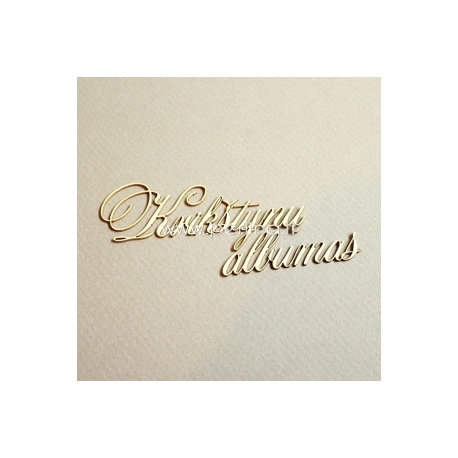 Chipboard "Krikštynų Albumas", 3 pc