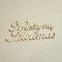 Chipboard "Krikštynų Albumas", 3 pcs