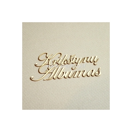 Chipboard "Krikštynų Albumas", 3 pcs