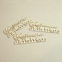 Chipboard "Gražiausios akimirkos", 3 pcs