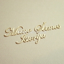Kartoninė detalė "Mano Šeimos Istorija", 3 vnt.