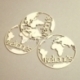 Chipboard "Globe - Kelionės", 3 pcs