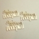 Chipboard "Mano geriausi receptai", 3 pcs