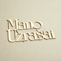 Chipboard "Mano Užrašai", 3 pcs