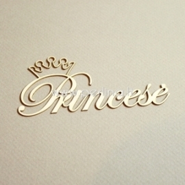 Chipboard "Princesė", 3 pcs